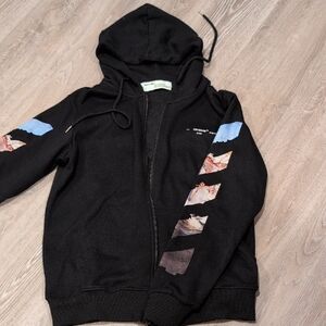 Off-White Black Garment with Label Detail